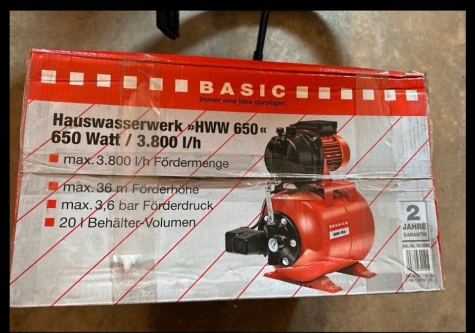 Hauswasserautomat Basic (Einhell) HWW 650 OVP! in Simbach