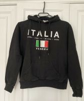 ITALIA Hoodie in Schwarz mit Kängurutasche, Unisex, M Brandenburg - Oranienburg Vorschau