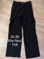 Schwarze Cargo Hose Jeans Wie Neu! Thüringen - Erfurt Vorschau