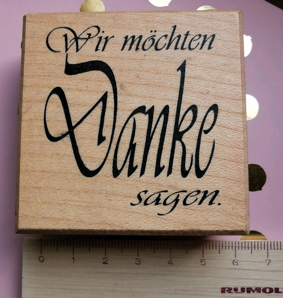 Stempel - Butterer - Hochzeit - Danke in Thum