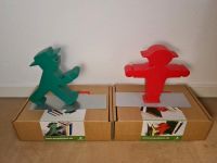 Zwei Buchstützen Ampelmännchen rot und grün Schwerin - Krebsförden Vorschau