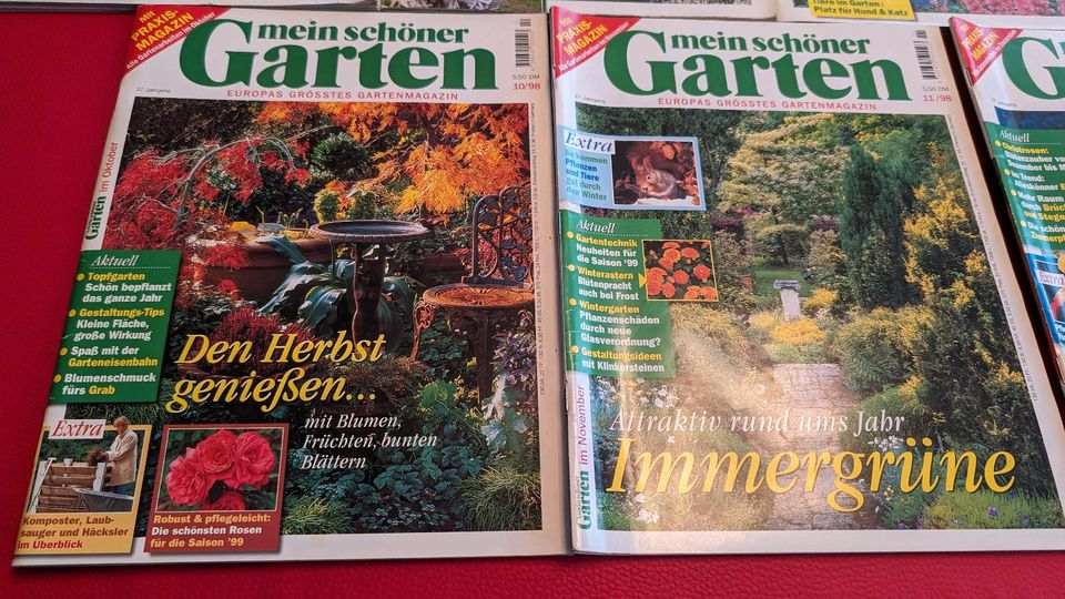 7x Mein Schöner Garten Zeitschriften Magazin Ratgeber Konvolut Ga in Pirmasens