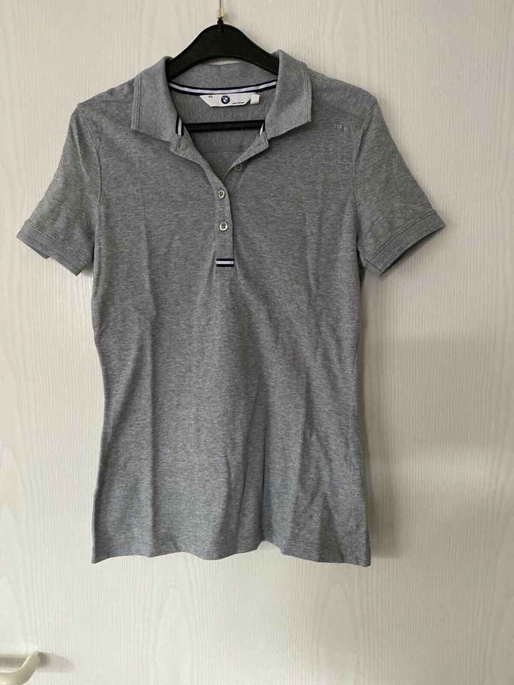 BMW Poloshirt Damen, grau, XS, Stretch in Nittenau