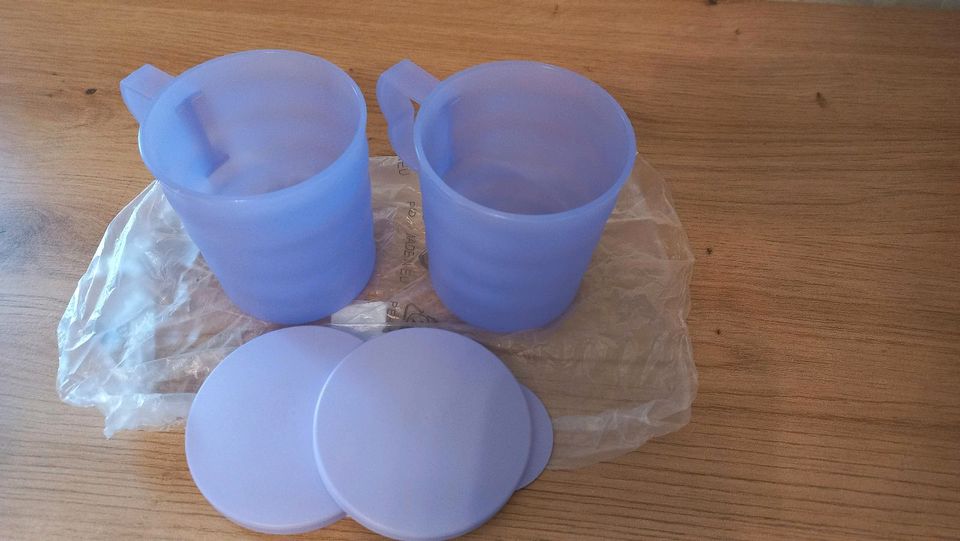 Tupperware Junge Welle Becher mit Deckel Neu in Schwalbach a. Taunus