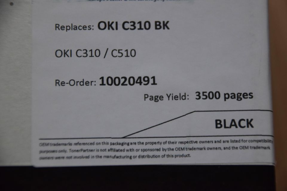 4 Tonerkartuschen für OKI C310 (schwarz, blau & gelb) - Drucker in Heiligenhaus