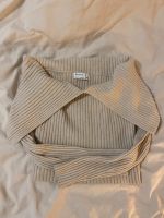 Ribbed Off Shoulder Pullover Blogger Beige Creme Gr M Bershka Niedersachsen - Rosengarten Vorschau