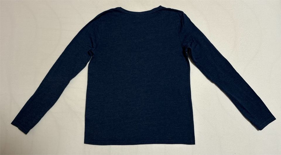 Page Gr 146/152 Longsleeve in blau mit Einhorn in Oerlinghausen