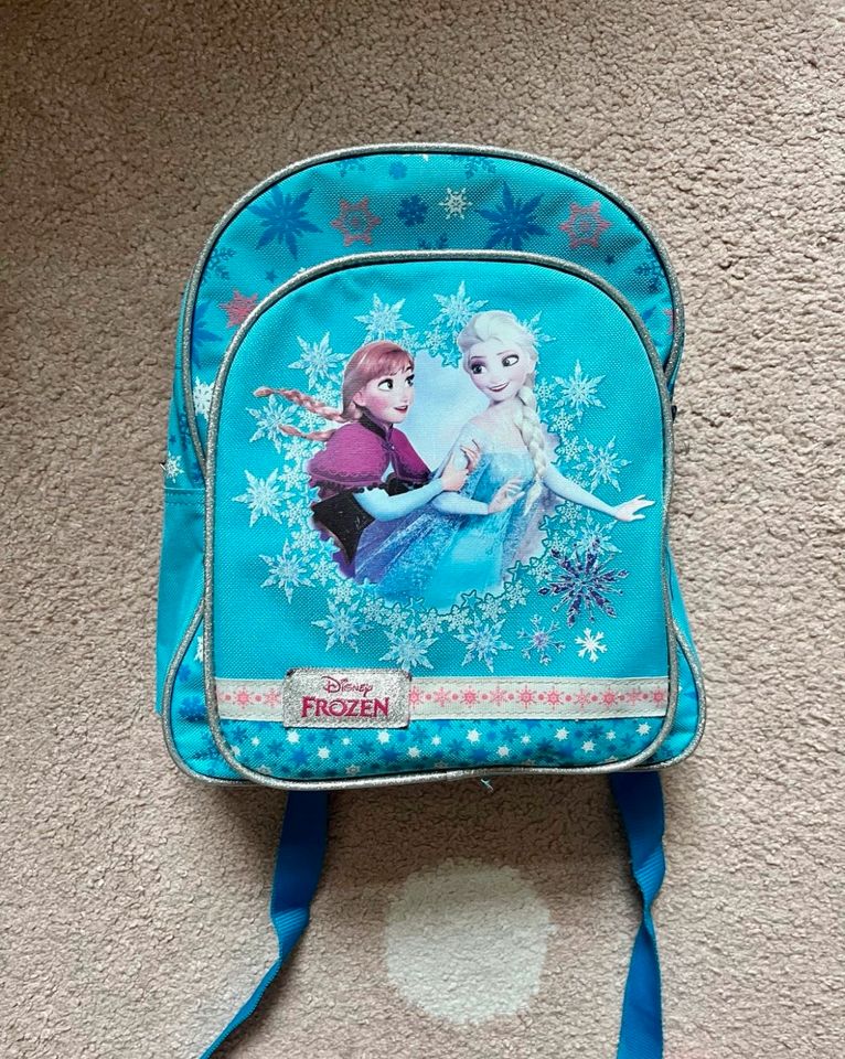 Disney Frozen Anna und Elsa Mädchen Rucksack Kindergarten Hort in Aue