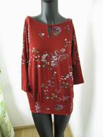 ORSAY Oversizeshirt Gr.S, 36 mit Blütendruck und V-Ausschnitt Bayern - Stein Vorschau