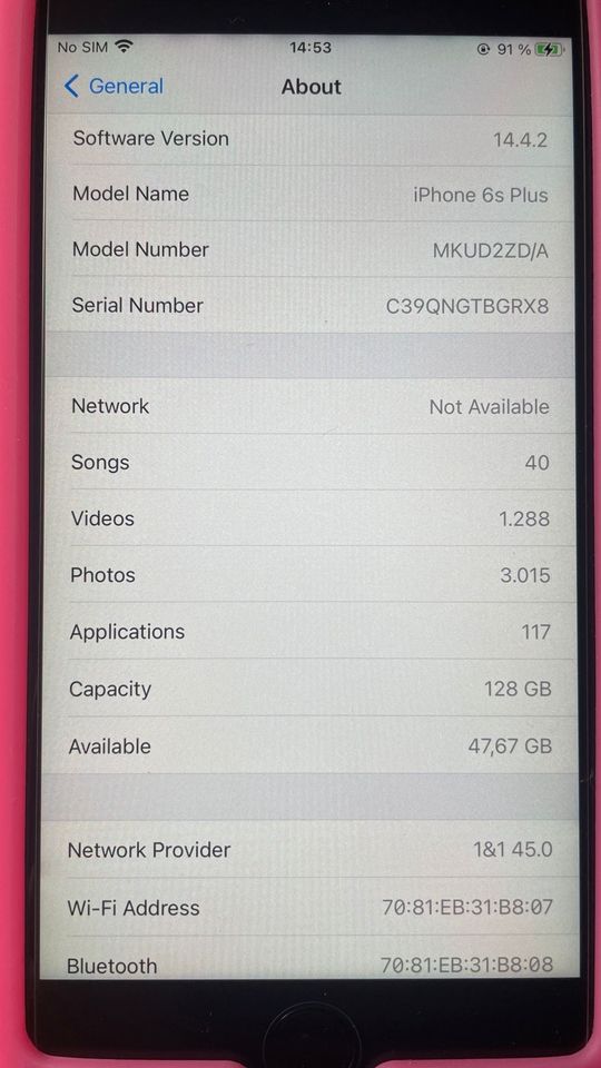 Apple iPhone 6S Plus 128 GB in Weilrod 