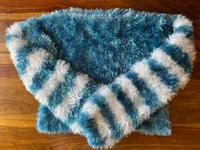 Gestrickter Pulli (blau, türkis und weiß) Berlin - Charlottenburg Vorschau