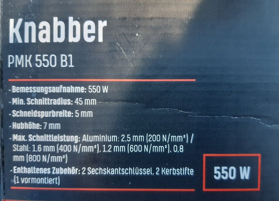 PARKSIDE® Knabber »PMK 550 B1«, 550 W Metallschneider in Sachsen - Bad  Gottleuba-Berggießhübel | Heimwerken. Heimwerkerbedarf gebraucht kaufen |  eBay Kleinanzeigen ist jetzt Kleinanzeigen