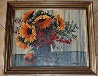 Ölgemälde v. Fritz Blädel, Sonnenblumen in Vase Bayern - Feldkirchen-Westerham Vorschau