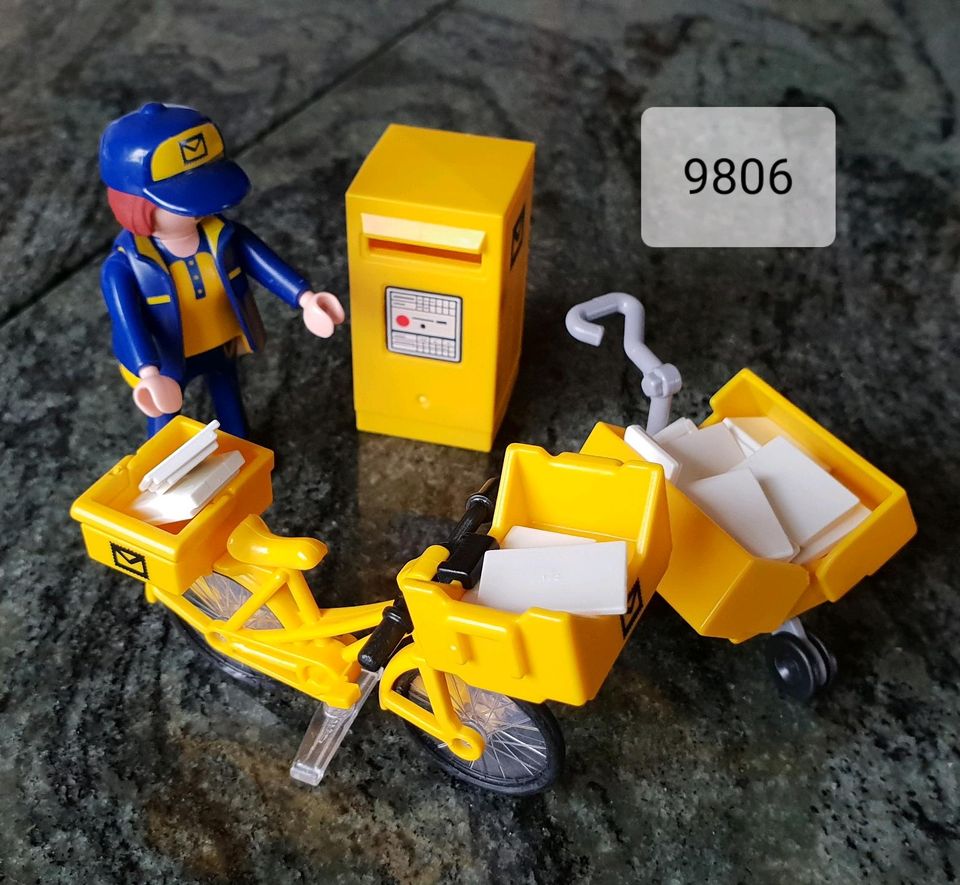 Playmobil 9806 - Briefträgerin vollständig in Hohenroda