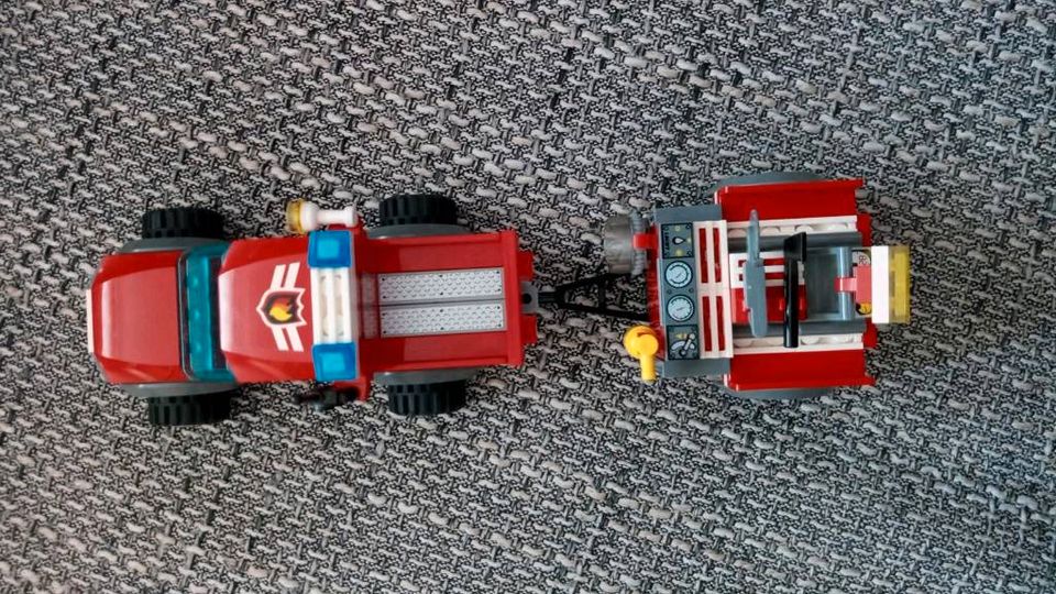 Lego City Feuerfehr Pick Up mit Anhänger - Artikelnummer 7942 in Marne