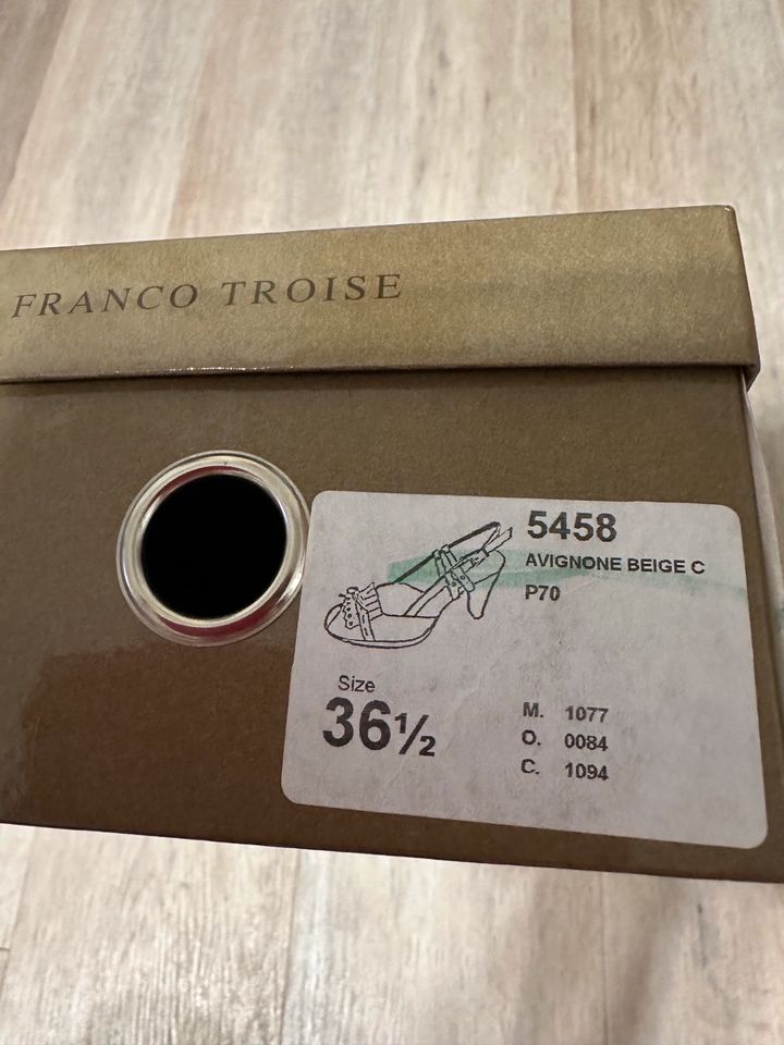 Damenschuhe Neu Made in Italy —Franco Troise. Leder.Größe 36,5. in Gelsenkirchen