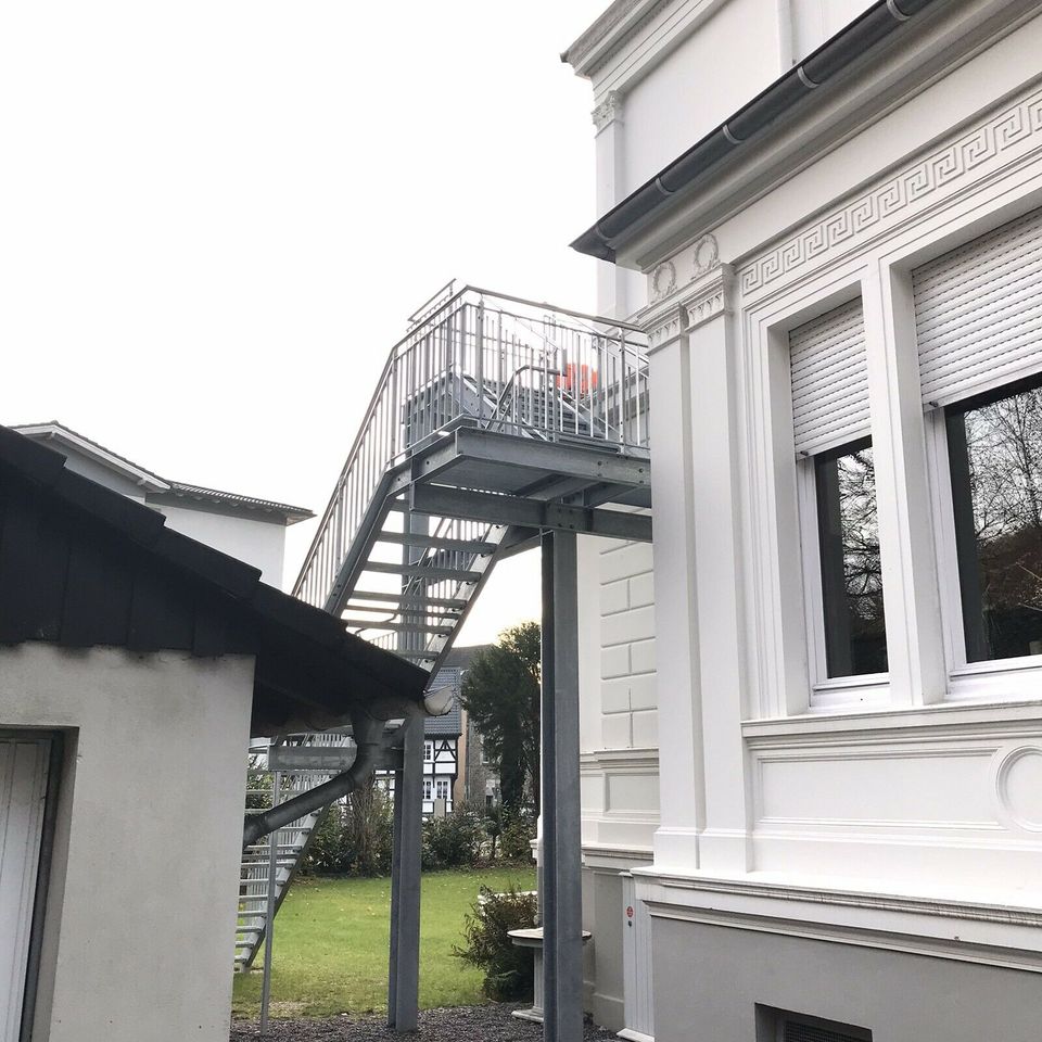Fluchttreppe Stahltreppe Treppengeländer Metallbau in Gelsenkirchen