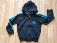 Adidas Trainingsjacke Gr. 98/104 schwarz blau türkis Mecklenburg-Vorpommern - Rostock Vorschau