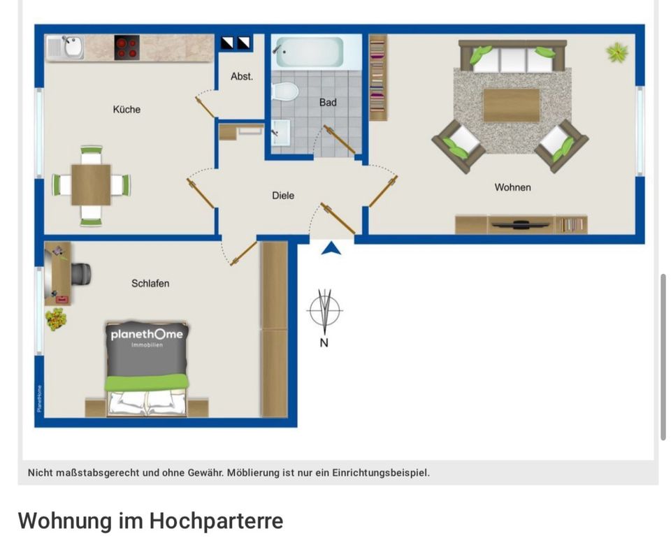 54qm Erdgeschoss Wohnung in Ge-Horst Devensstrasse zu vermieten in Essen