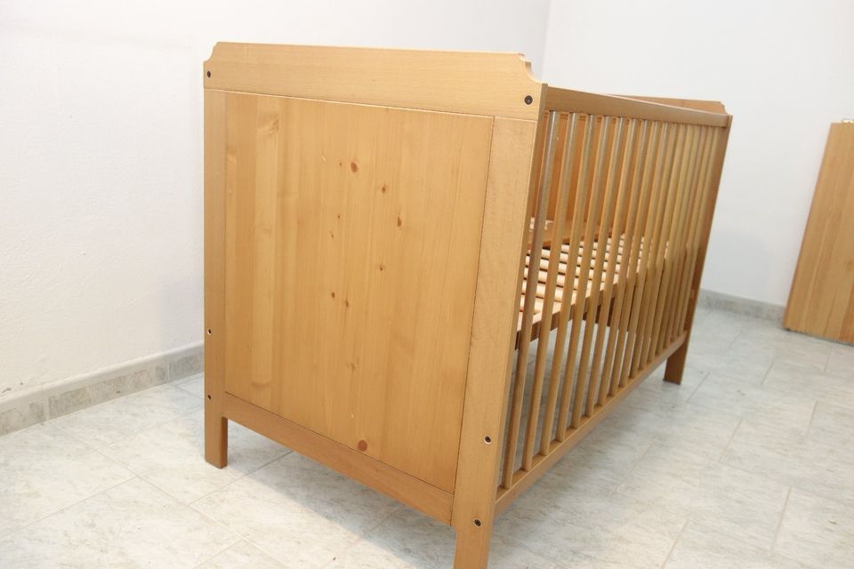 Ikea Leksvik Babybett Kinderbett 120 cm x 60 cm mit Matratze Holz in  Sachsen - Annaberg-Buchholz | Babywiege gebraucht kaufen | eBay  Kleinanzeigen ist jetzt Kleinanzeigen