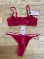 Hunkemöller BH Set C70 S rot bordeaux transparent Neu Düsseldorf - Pempelfort Vorschau