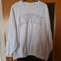 Levis Sweatshirt weiß Gr.M unisex oversize Top Zustand Hessen - Biebertal Vorschau
