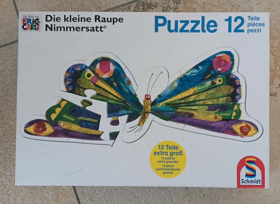 Schmidt Puzzle 12 Teile Schmetterling Die kleine Raupe Nimmersatt in München