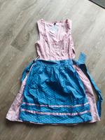 Dirndl rosa Schürze in blau Größe 34 neu und ovp Hessen - Mainhausen Vorschau