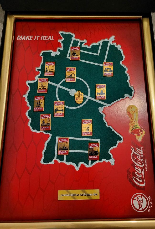 Coca Cola Coke Pins WM 2006 Worldcup Limited in Kleinmachnow