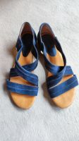 Sandaletten / Sandalen blau, Leder Gr. 37, Damen München - Sendling-Westpark Vorschau