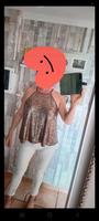 Pailletten Top Zara basic Nickholder M gold braun Schlangenmuster Schleswig-Holstein - Tarp Vorschau