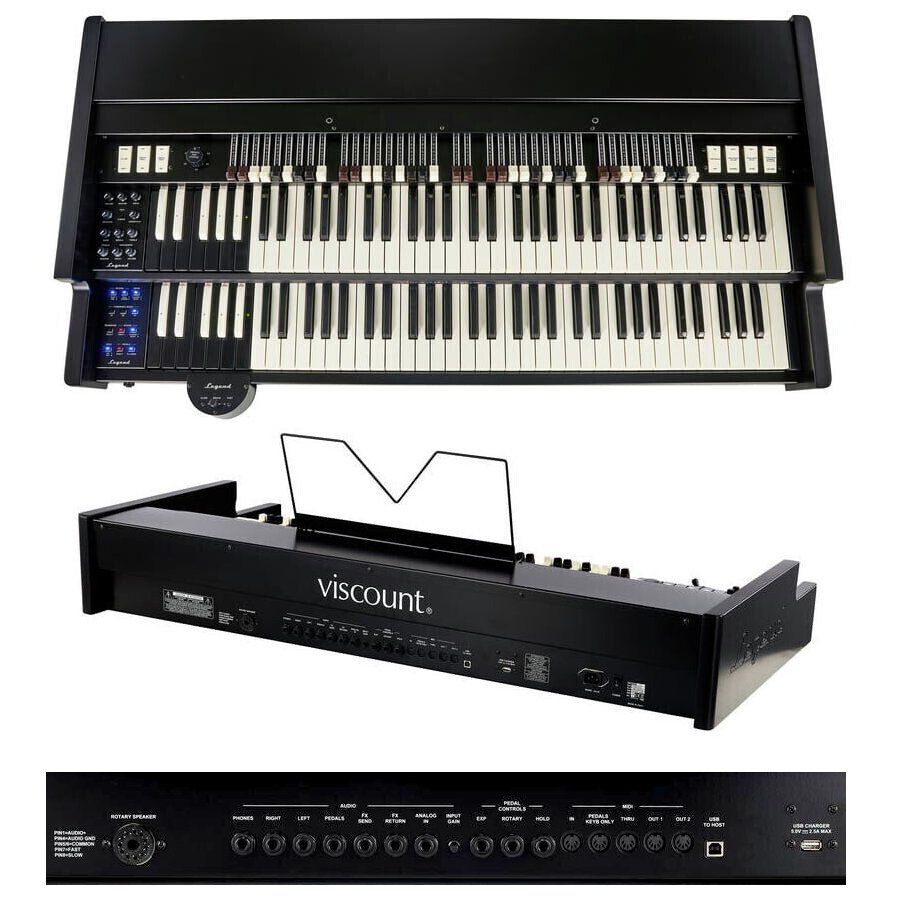 Viscount LEGEND pro JdF BLACK_Dual Orgel_2x 73Keys_38Drawbars_NEU in Frammersbach