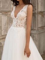 UNGETRAGEN! Brautkleid Pronovias Dalgo, 36/S, Tüll, Spitze, Boho Baden-Württemberg - Erdmannhausen Vorschau