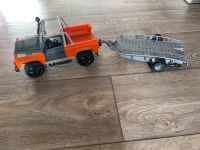 Spielzeugauto mit Hänger  Land Rover Sachsen - Bautzen Vorschau