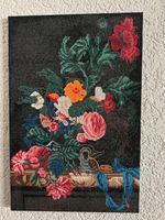 Fertiges Diamant Painting Bild, Blumen, schwarzer Hintergrund Saarland - St. Ingbert Vorschau