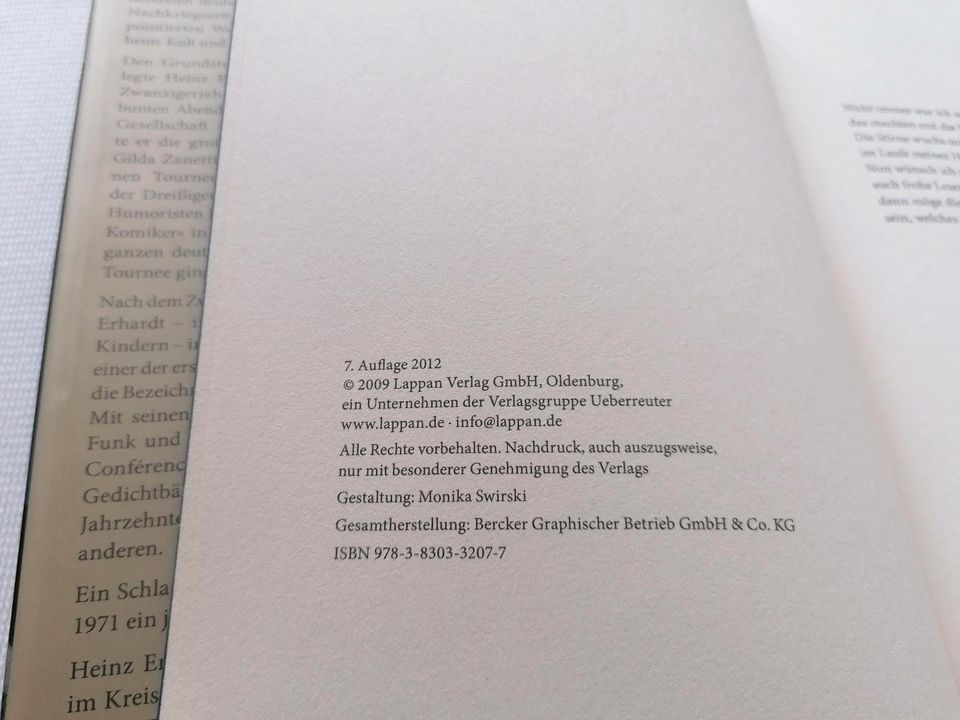Der grosse Heinz Erhardt Buch in Lichtenstein