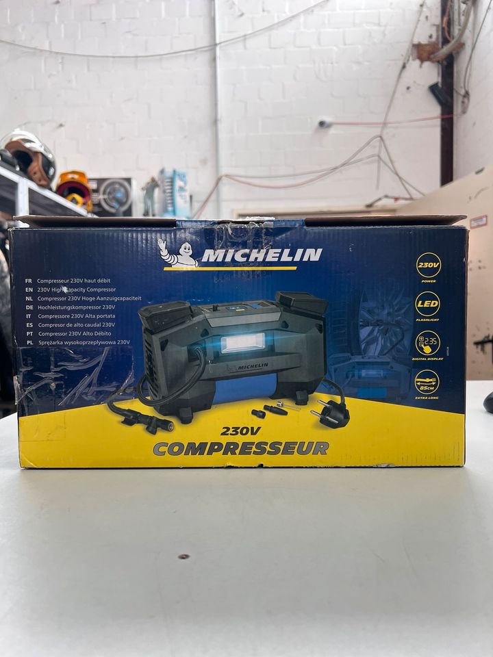 Michelin Compressor,Luftkompressor, 240V, fürs Auto in Hemslingen