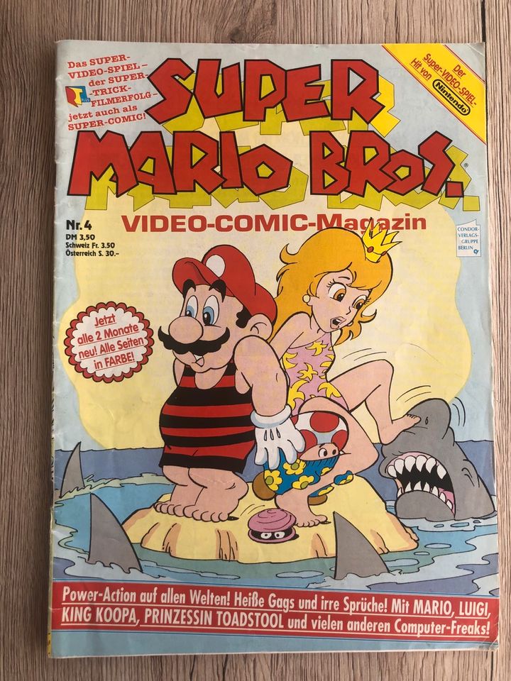 Super Mario Bros. Comics Nr.1,2,4,6 in Weiden (Oberpfalz)