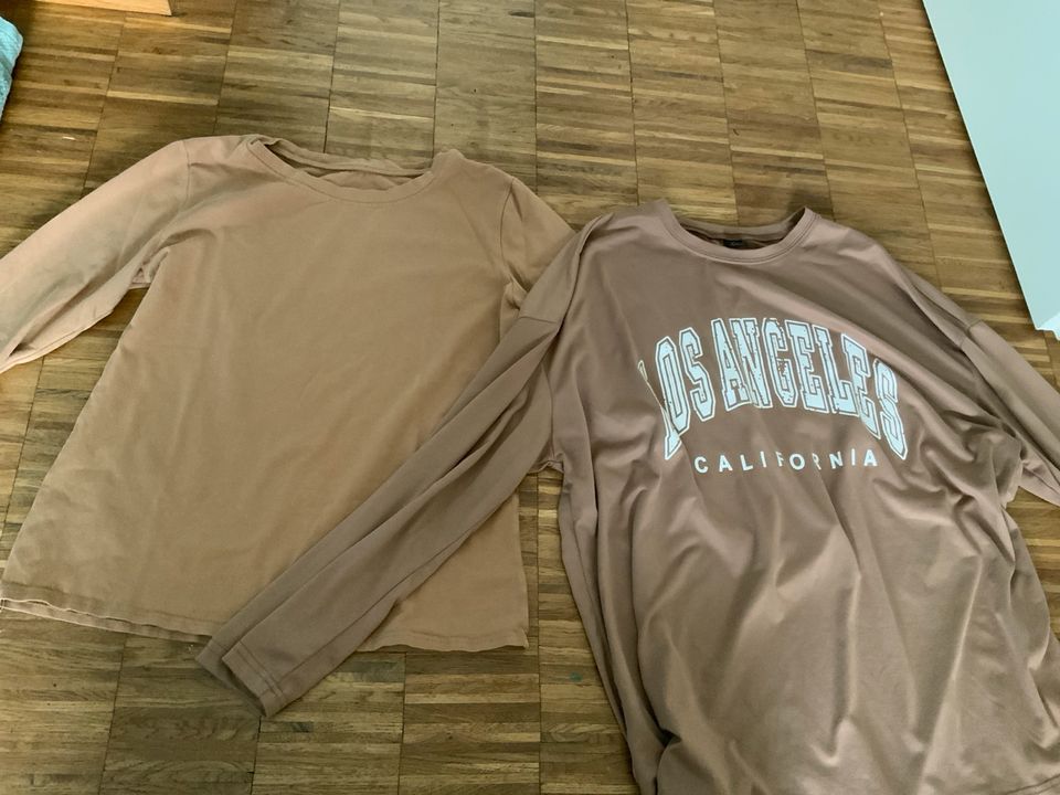2 braune t-Shirts in Weßling