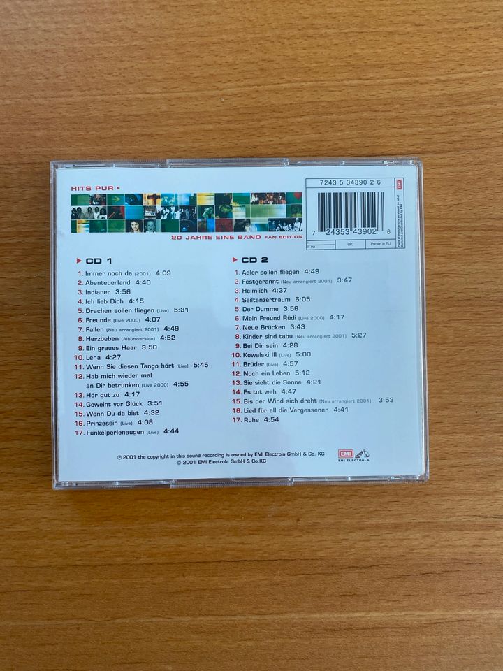 PUR - 20 Jahre eine Band - CD in Paderborn