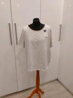 **NEU** Tchibo T-Shirt Baumwolle  weiss braun gestreift 44 46 Hessen - Fulda Vorschau