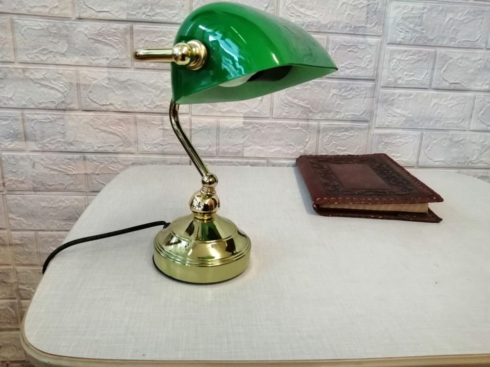 Art Deco Stil Bankerlampe Lampe Tischleuchte  Tischlampe in Taunusstein