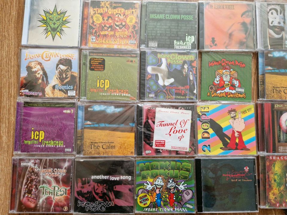 Psychopathic Records, Insane Clown Posse, Rydas, KMK usw... CD's in Wesselburen