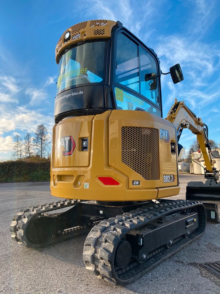 CAT 302.7 CR Minibagger Kompaktbagger mieten München ab 125,- € in München