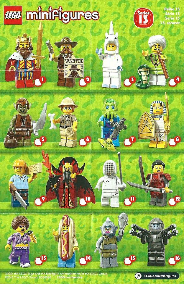 Lego 71008 Minifiguren Serie 13, neu, Auswahl in Berglern