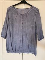 S.Oliver Damen 46 Shirt Bluse Carmen Tunika blau XXL Brandenburg - Lebus Vorschau
