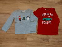 Set dünne Pullover / Longsleeves "Weihnachten" Größe 98/104 Rheinland-Pfalz - Bodenheim Vorschau