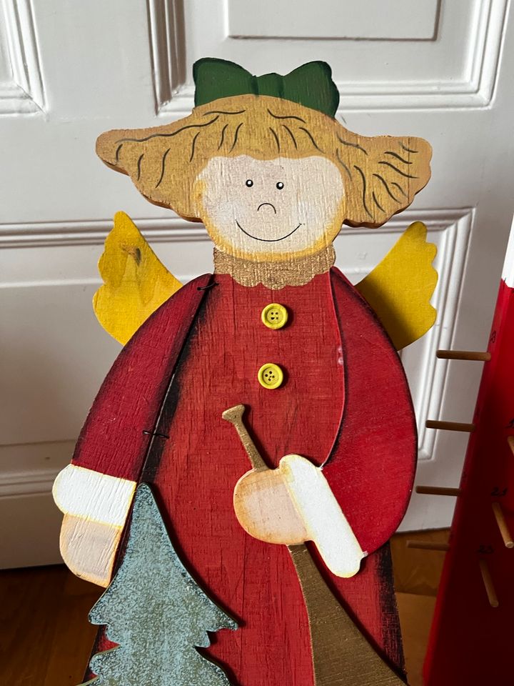 Deko Holz Figur 60 cm Halloween Herbst Weihnachten in Heidelberg