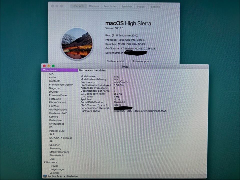 Apple iMac 21,5 2010 in Wuppertal