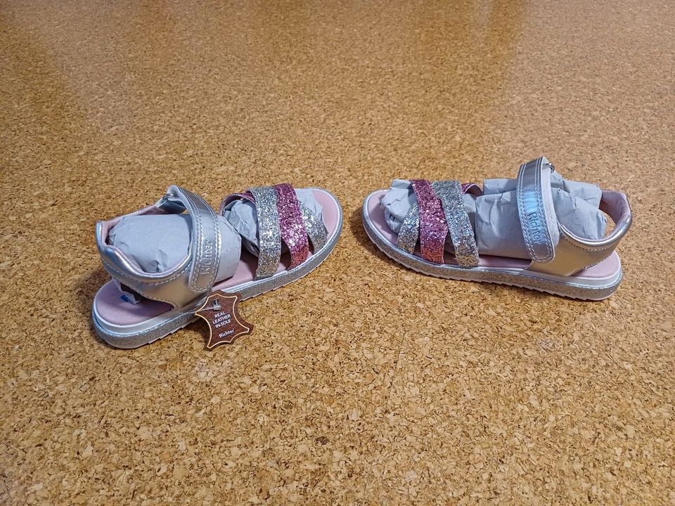 Richter Sandalen Leder Silver Candy - Größe 32 ☆NEU☆ in Garching b München